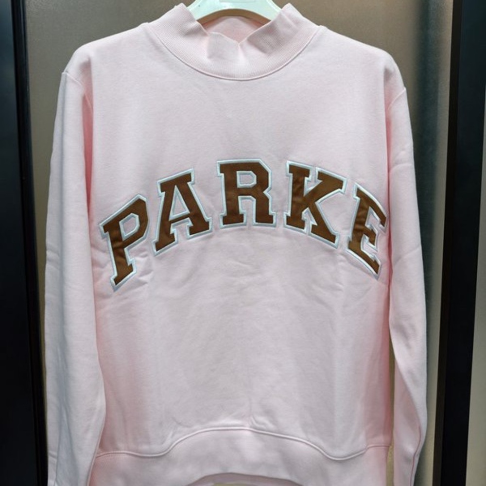 Parke Women's Soft Pink Sweatshirt Logo